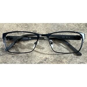 Chesterfield 21XL 0003 Black Full Rim Metal Flex Eyeglass Frame 54-18-150-34 G6